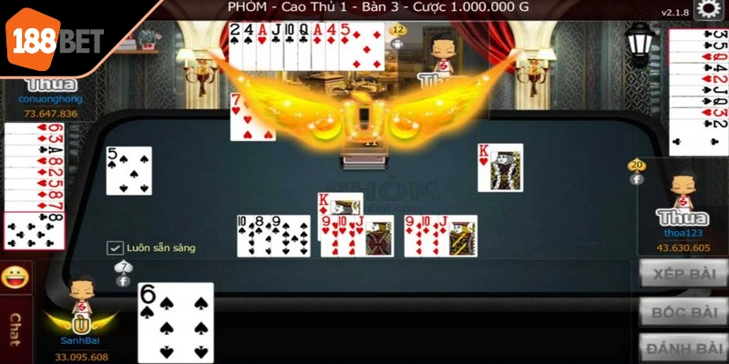 Phỏm là trò chơi dựa trên trí nhớ, khả năng quan sát và chiến thuật